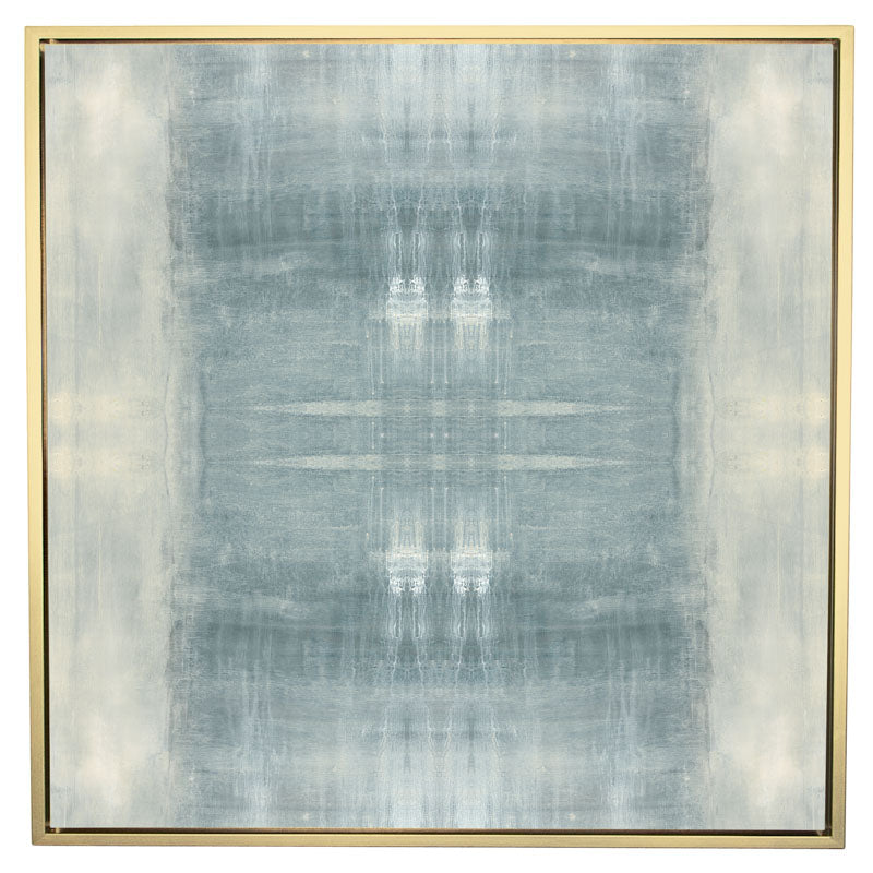 Driven Textile No. 1 Canvas Gilt Frame