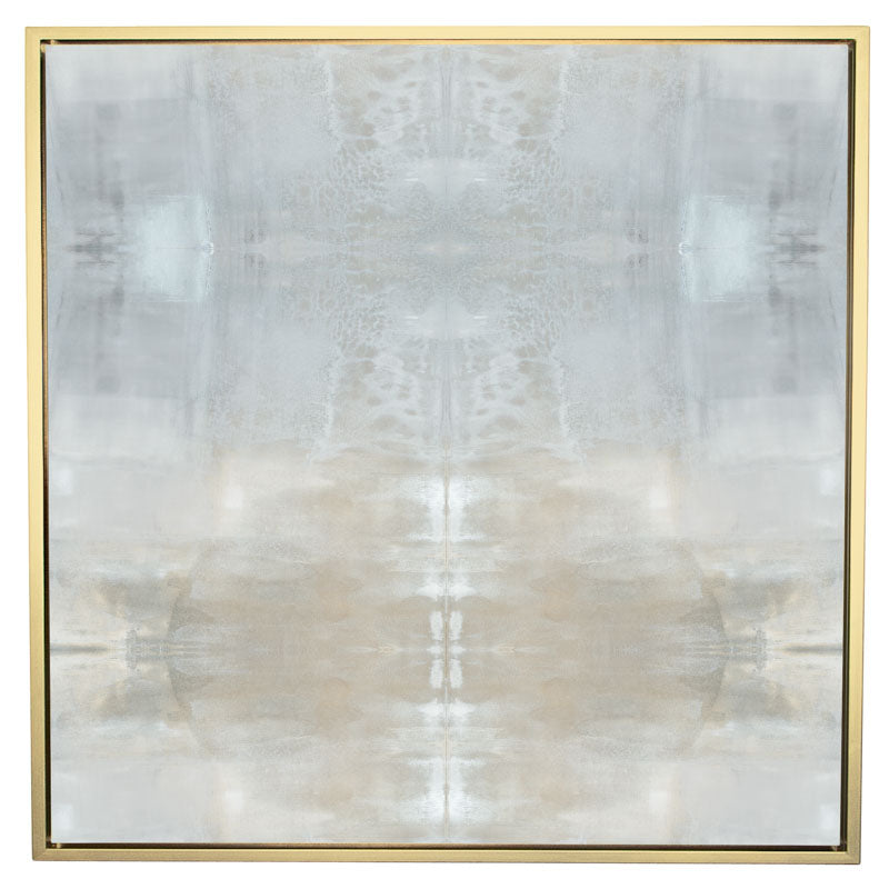 Ghost Textile No.2 Canvas Gilt Frame