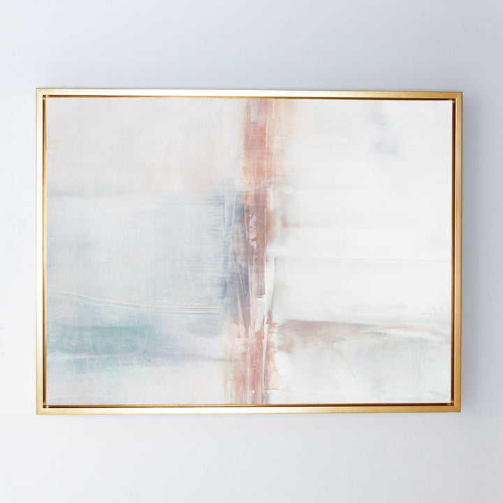 By Persuasion No.2 in Blush Canvas Gilt Frame