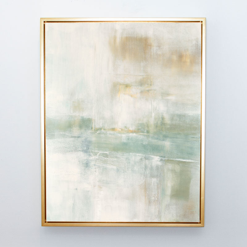 Tahoe in White Canvas Gilt Frame