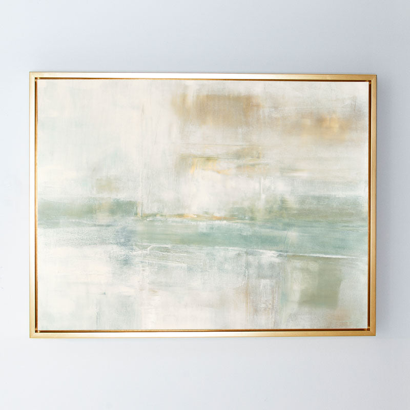 Tahoe in White Canvas Gilt Frame