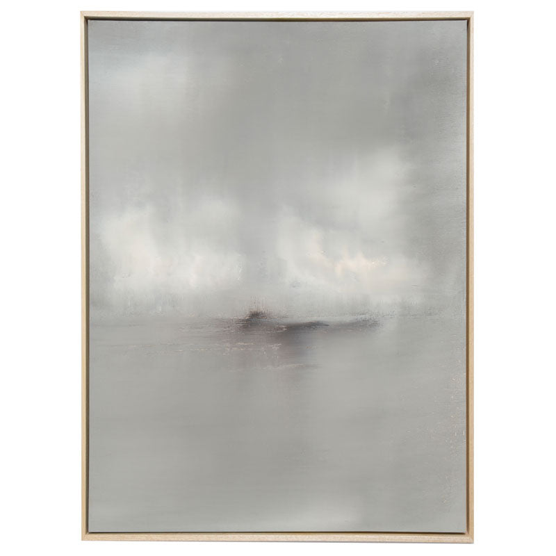 Haze No.1 Canvas Natural Frame