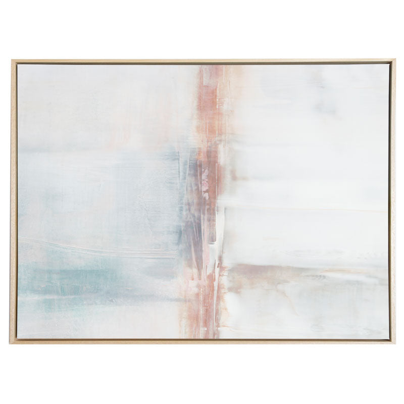 By Persuasion in Blush No.2 Canvas Natural Frame