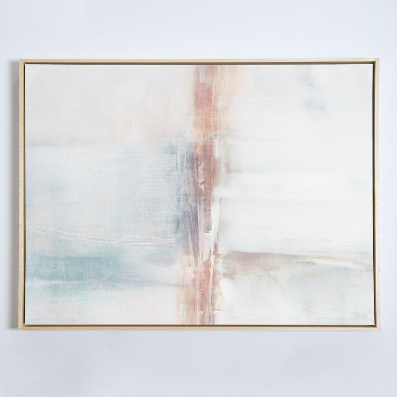 By Persuasion in Blush No.2 Canvas Natural Frame