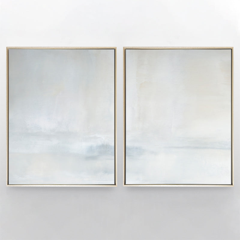 Promontory Canvas Natural Frame Diptych