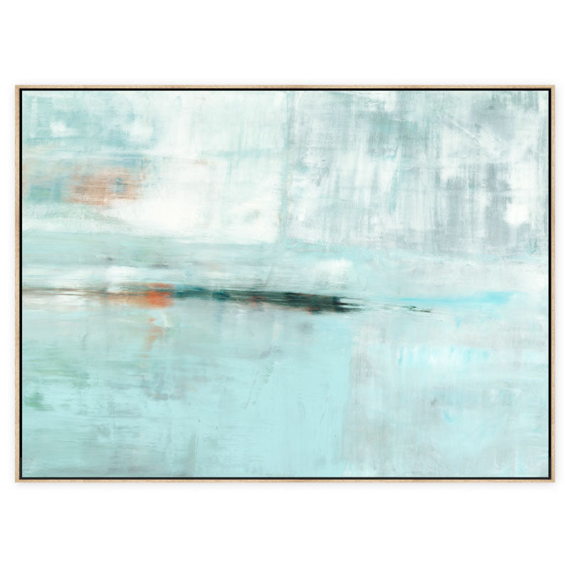 Deep Waters Canvas Natural Frame