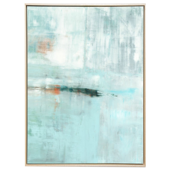 Deep Waters Canvas Natural Frame