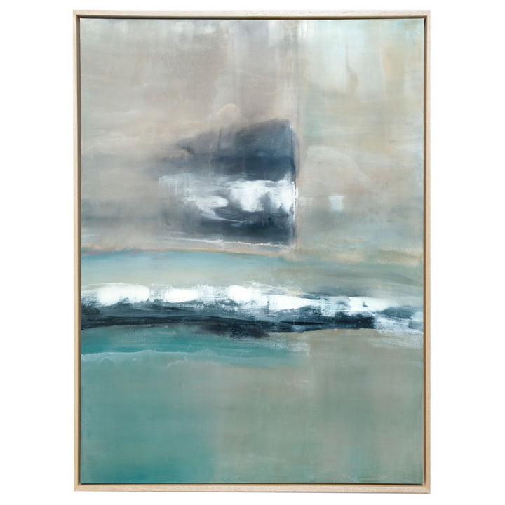 Serenity's Horizon Canvas Natural Frame