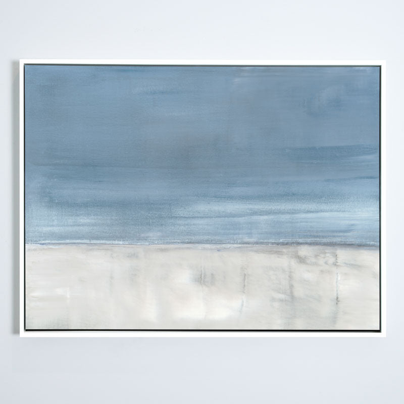 Adrift No.1 Canvas White Frame