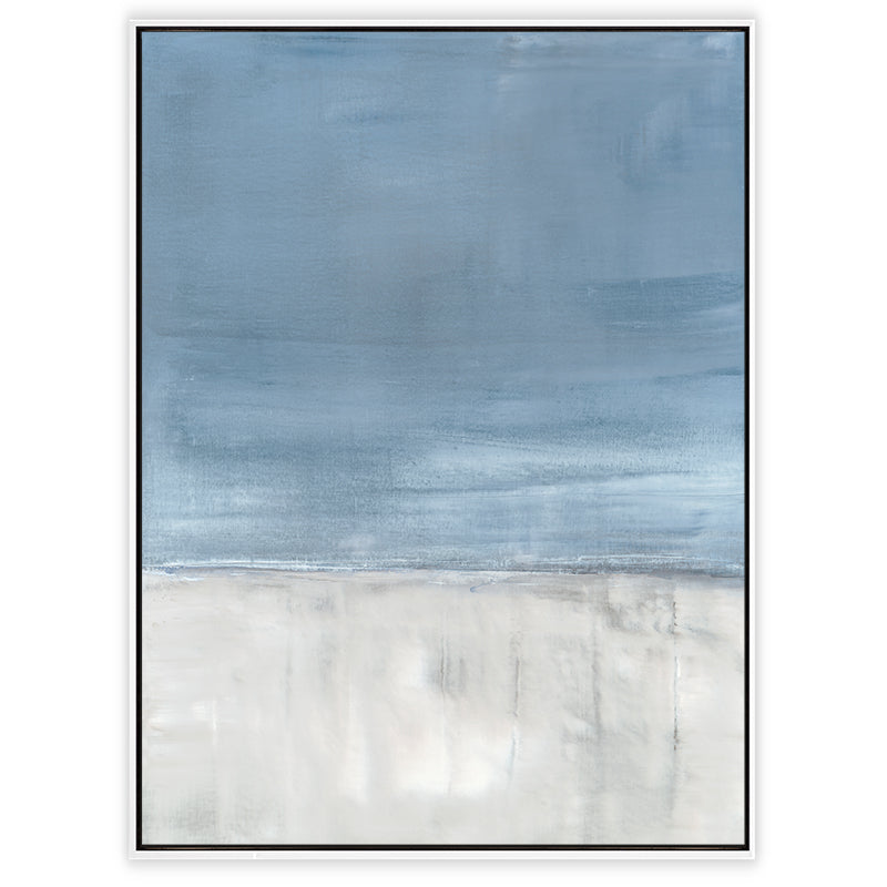 Adrift No.1 Canvas White Frame