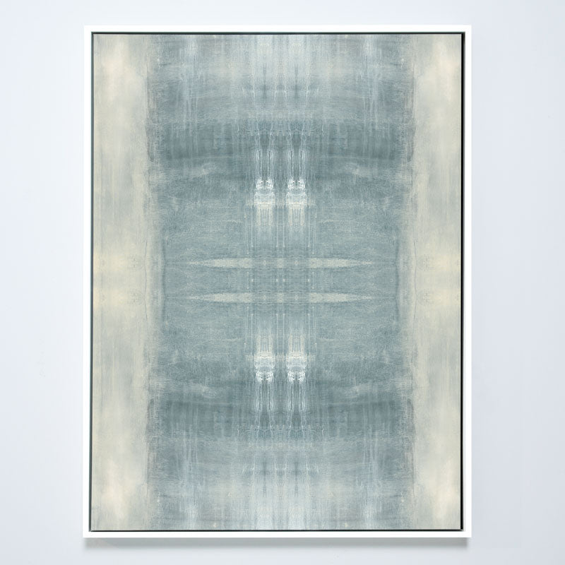 Driven Textile No.1 Canvas White Frame