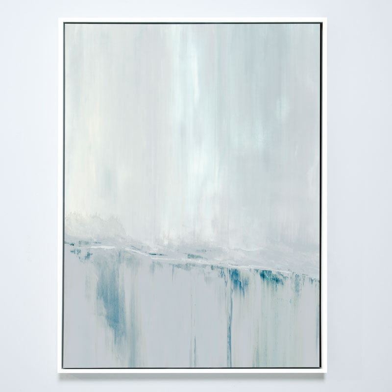 The Divided Canvas White Frame