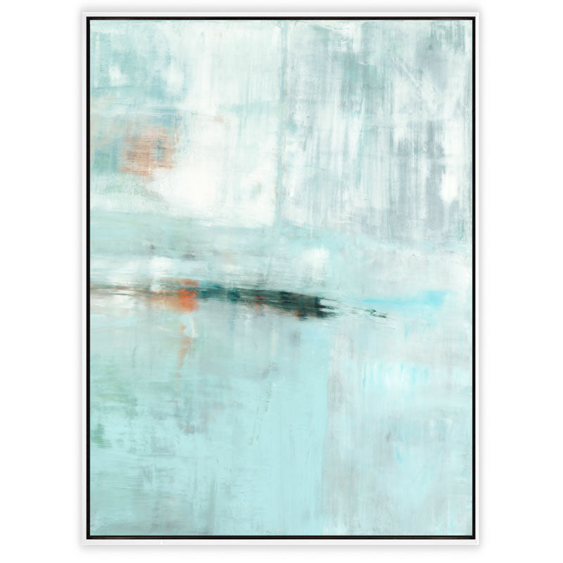 Deep Waters Canvas White Frame