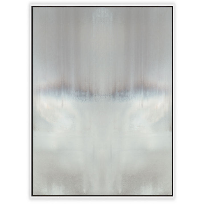 Haze Reflected Canvas White Frame