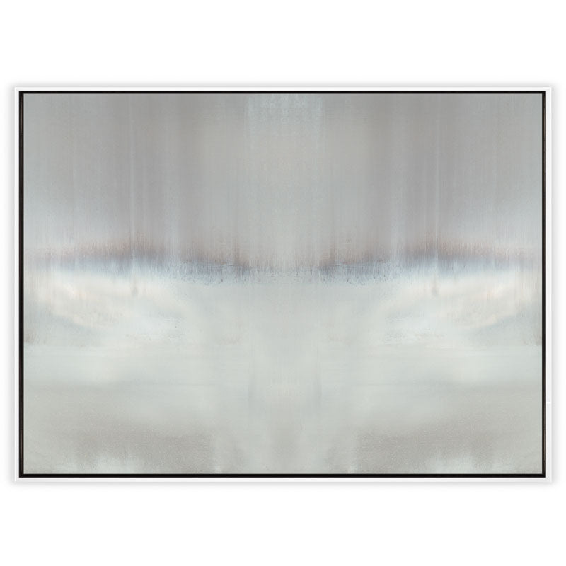 Haze Reflection Canvas White Frame