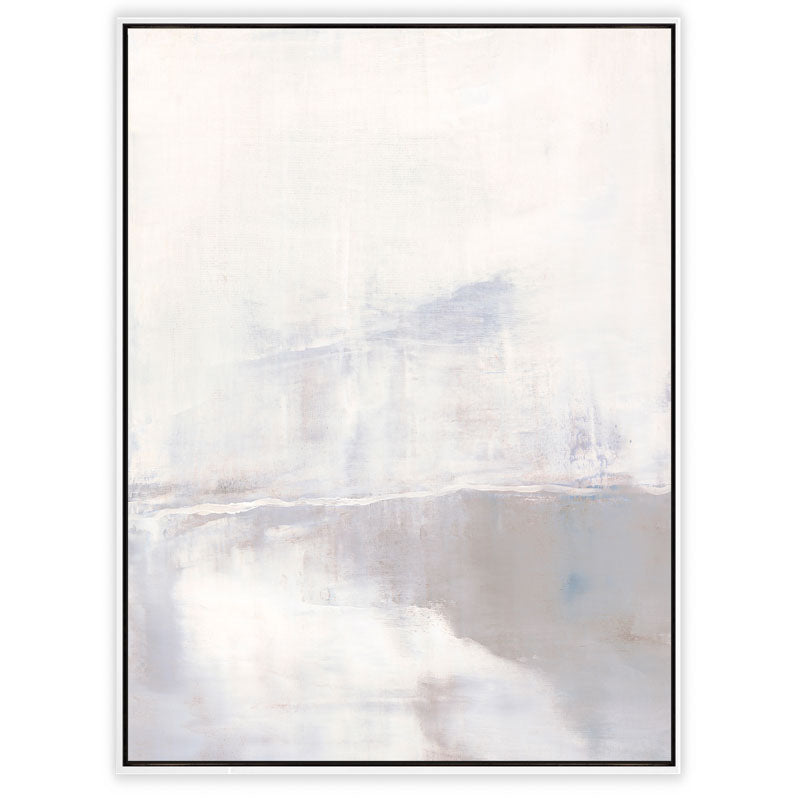 Salt Flats Canvas White Frame