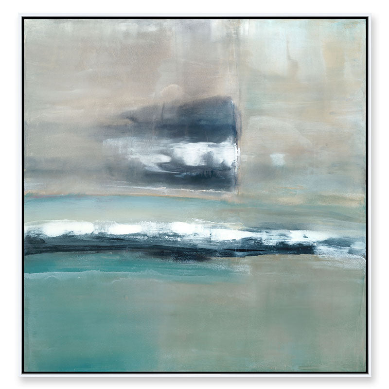 Serenity's Horizon Canvas White Frame