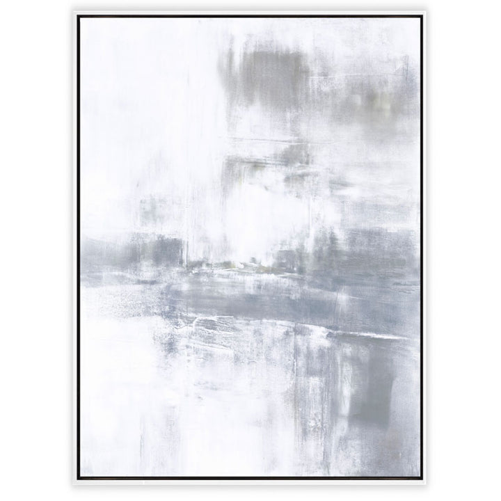 Tahoe in Gray Canvas White Frame