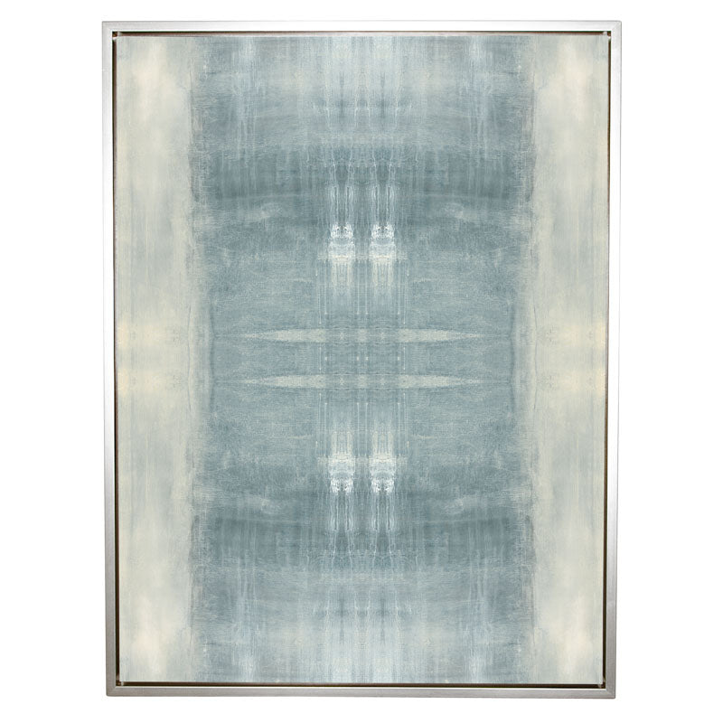 Driven Textile No.1 Canvas Sterling Frame