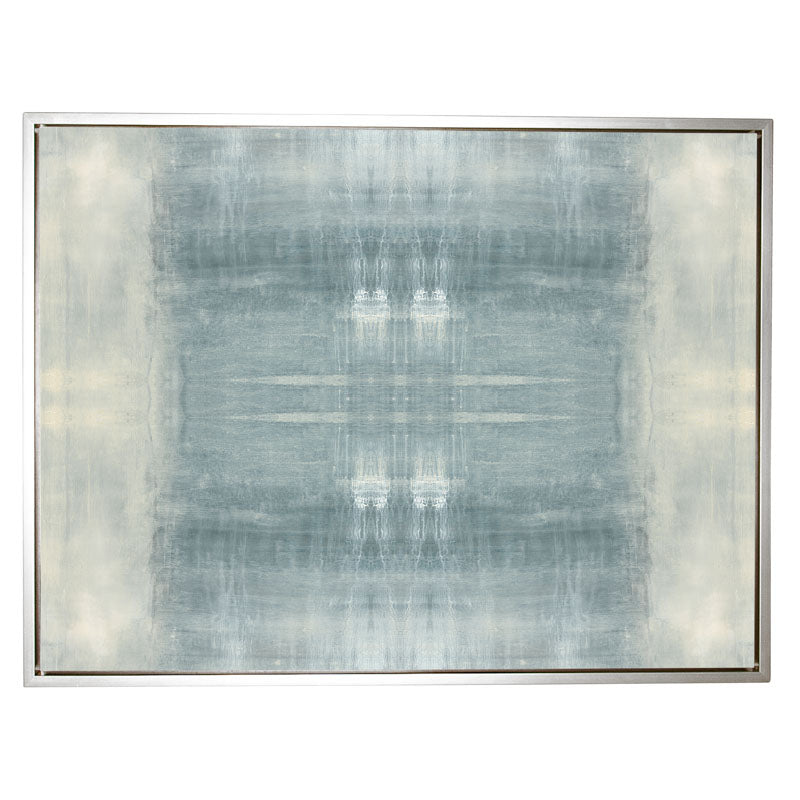 Driven Textile No.1 Canvas Sterling Frame