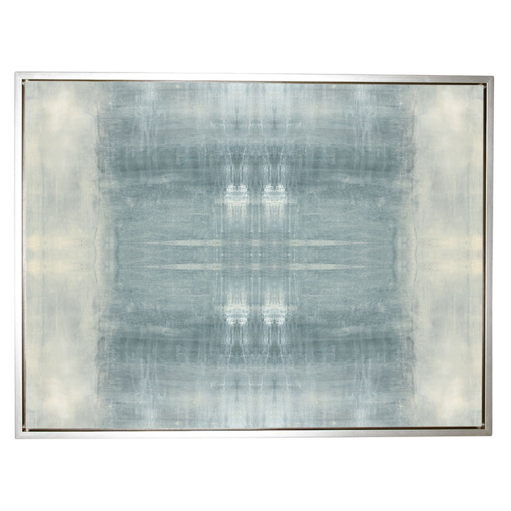 Driven Textile No.1 Canvas Sterling Frame