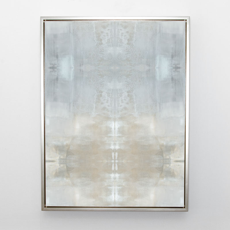 Ghost Textile No.2 Canvas Sterling Frame