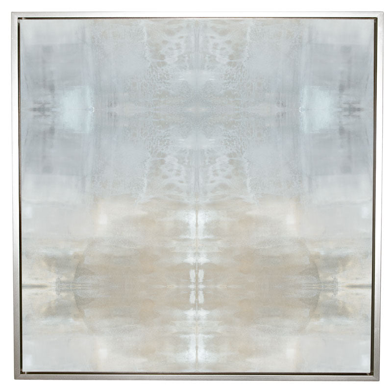 Ghost Textile No.2 Canvas Sterling Frame