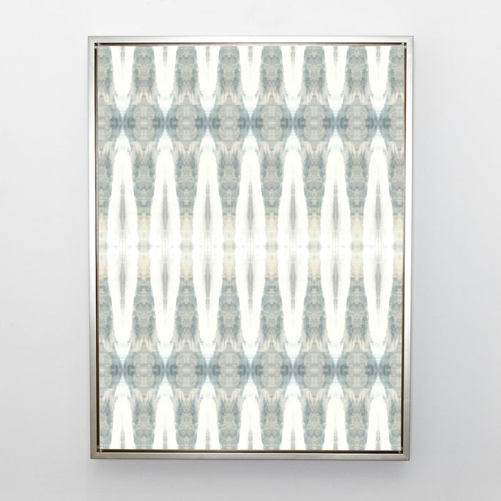 Driven Textile No.3 Canvas Sterling Frame