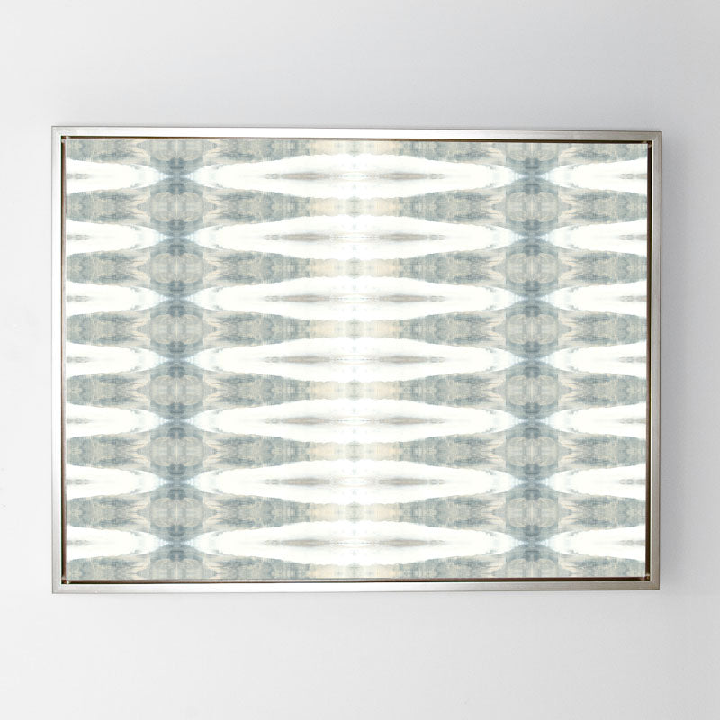 Driven Textile No.3 Canvas Sterling Frame