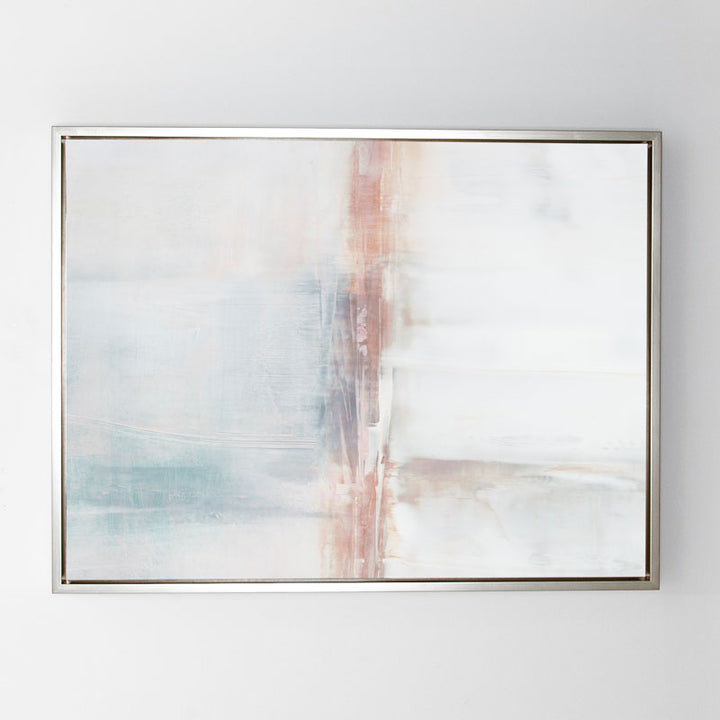 By Persuasion in Blush No.2 Canvas Sterling Frame