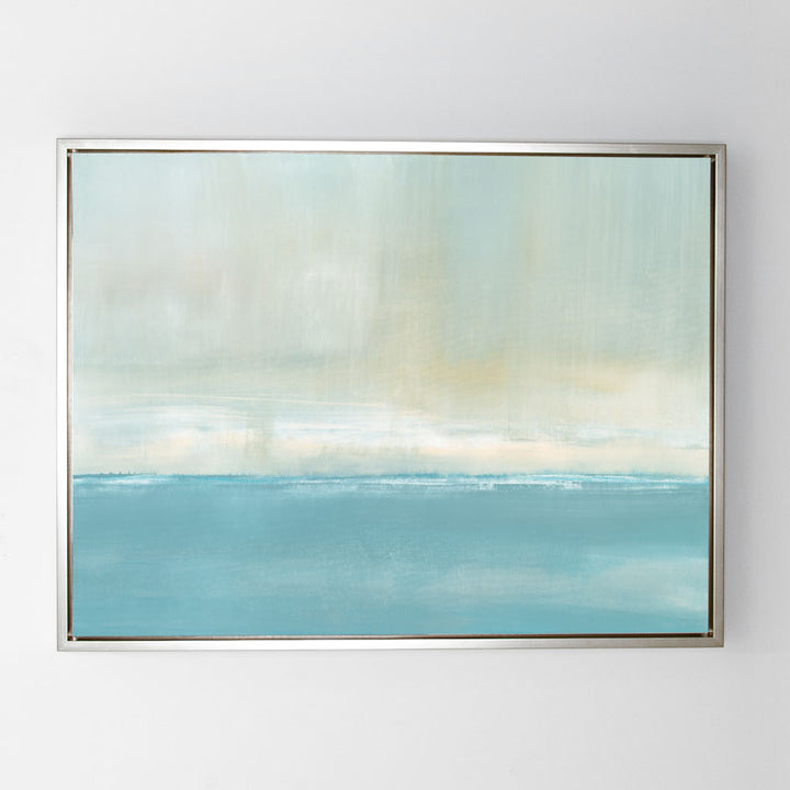Misty Waters Canvas Sterling Frame