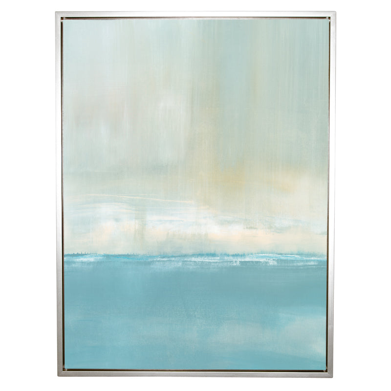 Misty Waters Canvas Sterling Frame