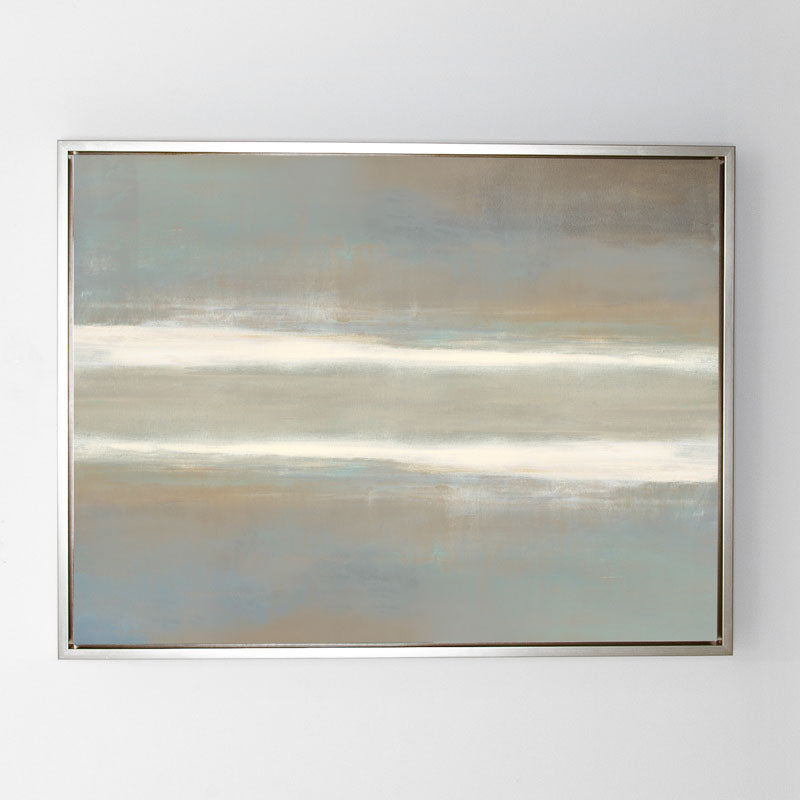 Serene Reflection Canvas Sterling Frame