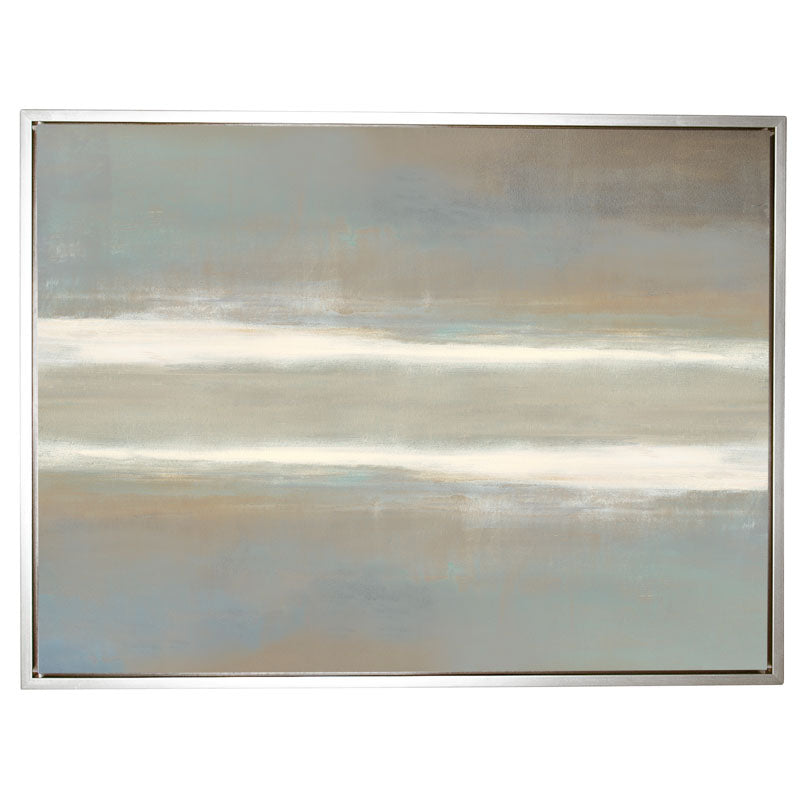 Serene Reflection Canvas Sterling Frame