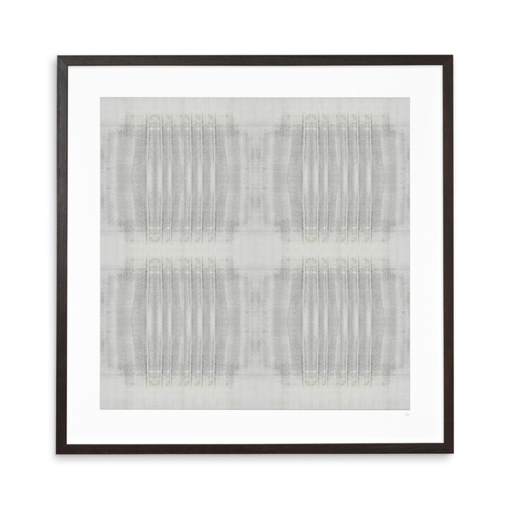 Graystone Textile No.5 Archival Ebony Frame
