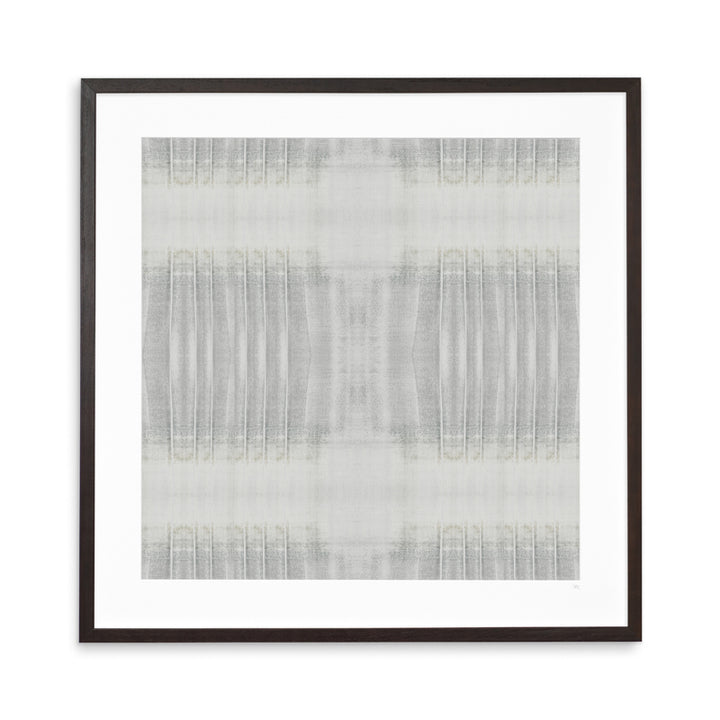 Graystone Textile No.6 Archival Ebony Frame