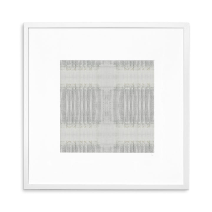 Graystone Textile No.6 Archival White Frame