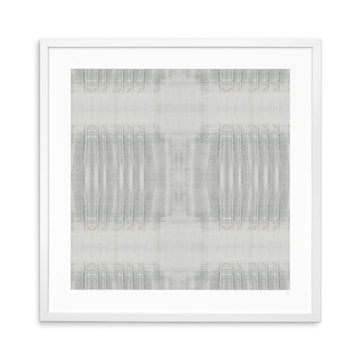 Graystone Textile No.6 Archival White Frame