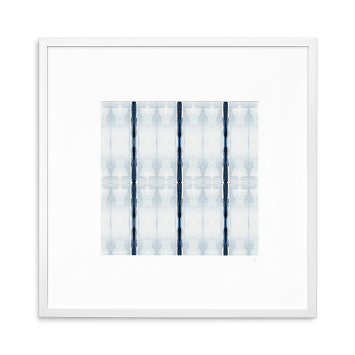 Ink Wash Textile No.1 Archival White Frame