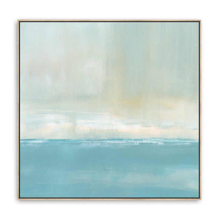 Misty Waters Canvas Natural Frame
