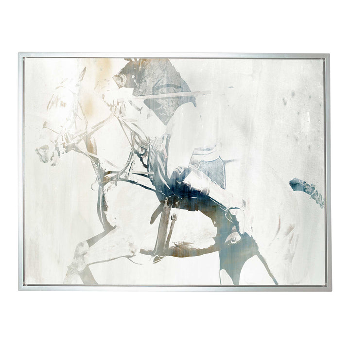 The Warrior Canvas Sterling Frame