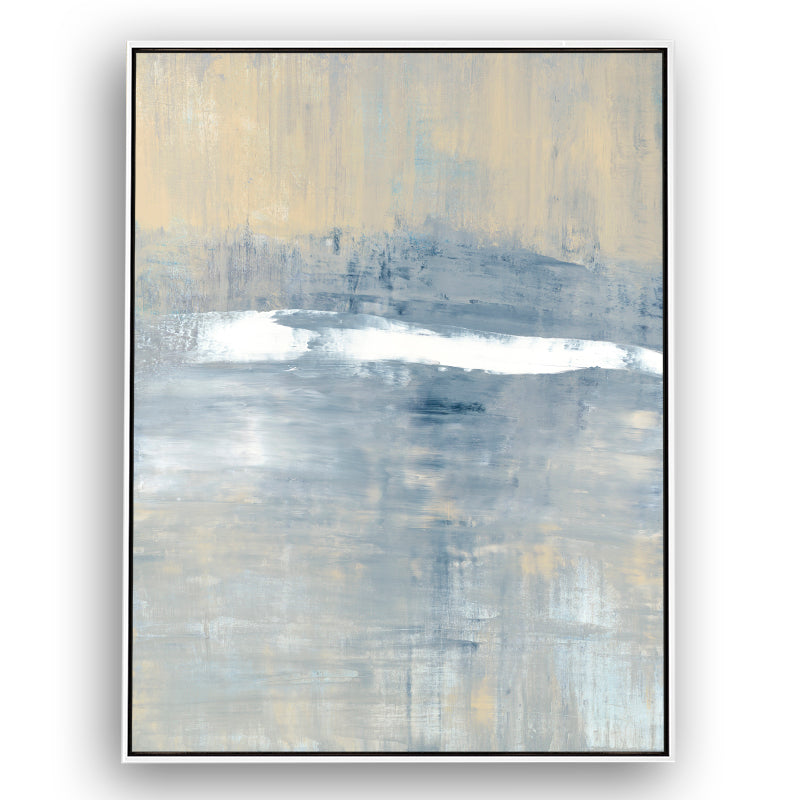 The Passing Canvas White Frame