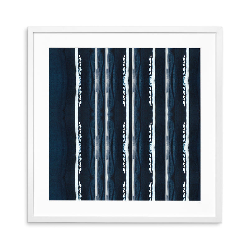 Washed Textile No.1 Archival White Frame