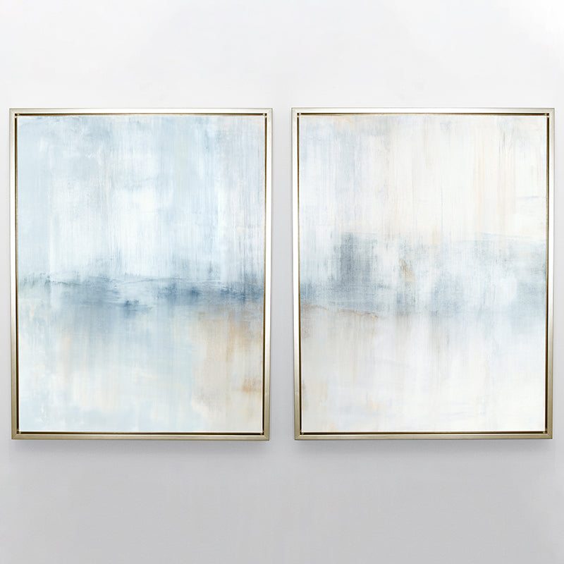 Winter Bounty Canvas  Champagne Gold Frame Diptych