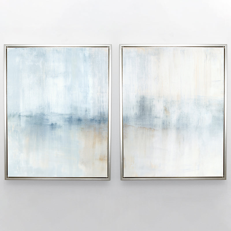 Winter Bounty Canvas Sterling Frame Diptych